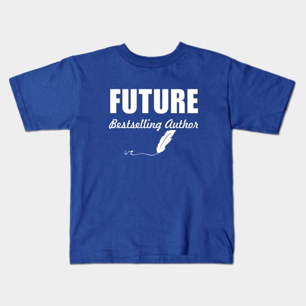 future bestselling author Kids T-Shirt by bisho2412